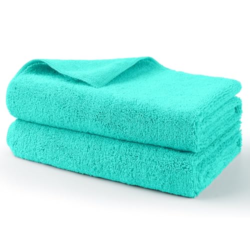 Professional Large Microfiber Car Drying Towels 2 Pack (2 Count)