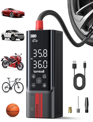 Portable Car Tire Inflator Air Compressor 4X Faster 150 PSI