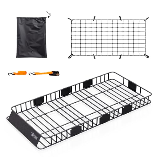 84"x 39"x 6" Universal Rooftop Cargo Carrier Basket