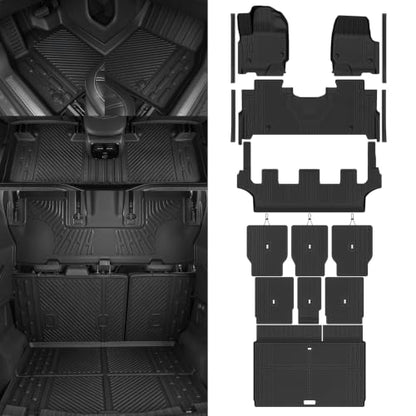 Custom Fit Floor Mats for Ford Expedition MAX 8 Seats 2025