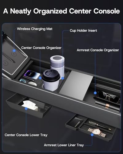 Center Console Organizer Tray for Tesla Model Y Juniper 2026 2025