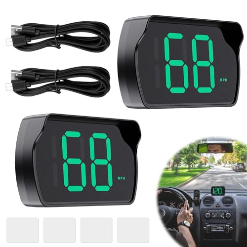 2 Pack GPS Digital Speedometer for Car MPH (2 Count)