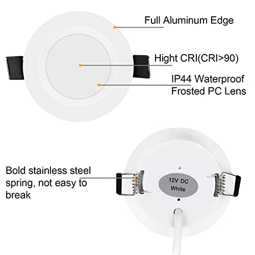 12V LED RV Puck Lights (6 Count)