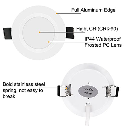 12V LED RV Puck Lights (6 Count)