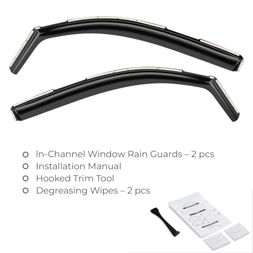 Window Deflectors Smoke Tinted In