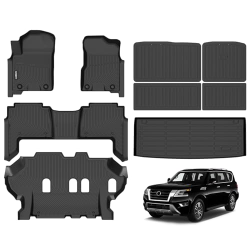 Floor Mats & Cargo Liner for Nissan Armada &Infiniti QX80 2019