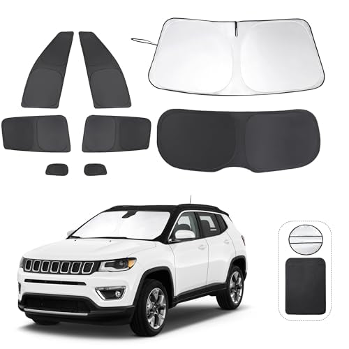Window Shades for Jeep Compass 2017 (8 Count)