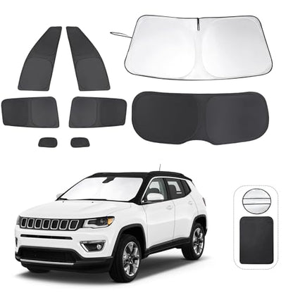Window Shades for Jeep Compass 2017 (8 Count)