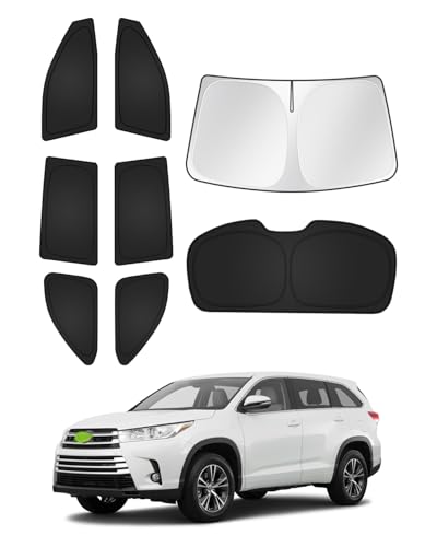 Sunshades for Toyota Highlander 2014 (8 Count)