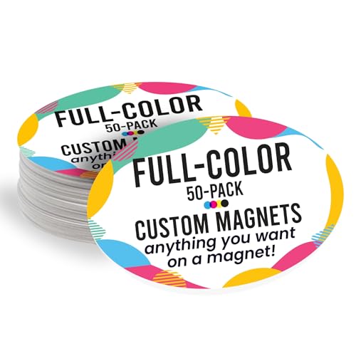 Custom Car Magnet 4x6 Inch 50 Pack (50 Count)