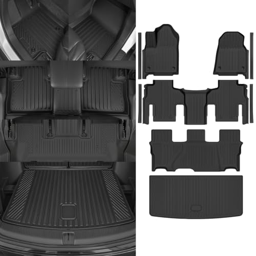 Custom Fit Floor Mats for 2026 Jeep Grand Wagoneer 8 Seats