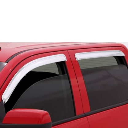 Chrome Window Visors for 2019 (4 Count)