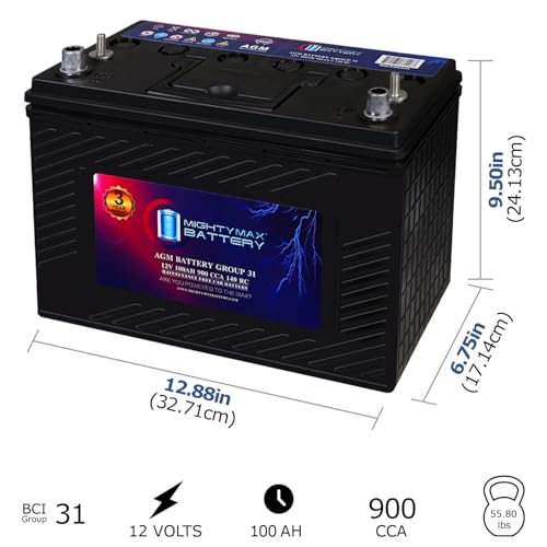 MM G31 Start and Stop Car BCI Group 31 12V 100AH