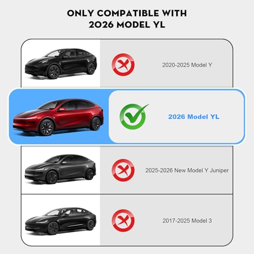 Non Sag Roof Sunshades for Tesla Model YL 2026