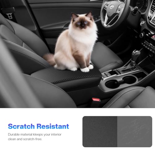Center Console Cover for Nissan Sentra 2020 2021 2022 2023 2024 2025 Accessories Carbon Fiber Armrest Cover Anti