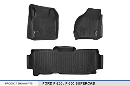 MAXLINER Custom Fit Floor Mats 2 Row Liner Set Compatible with