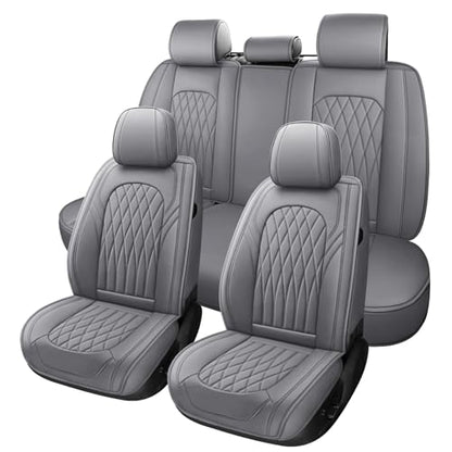 Nappa Faux Leather Car Seat Covers Full Set