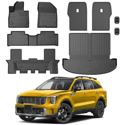 Floor Mats Set for Kia Sorento 2021 (7 Count)