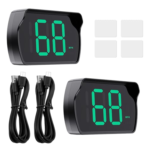 2 Pack GPS Digital Speedometer for Car MPH (2 Count)