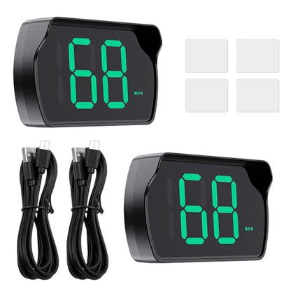 2 Pack GPS Digital Speedometer for Car MPH (2 Count)