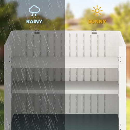 2 Pack Resin Storage Shed Shelves (2 Count)