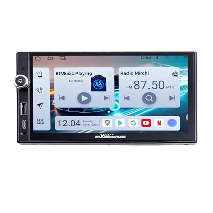 7” Double Din Car Stereo with Apple CarPlay & Android Auto