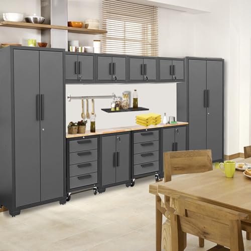 12 Piece Garage Storage Cabinet System