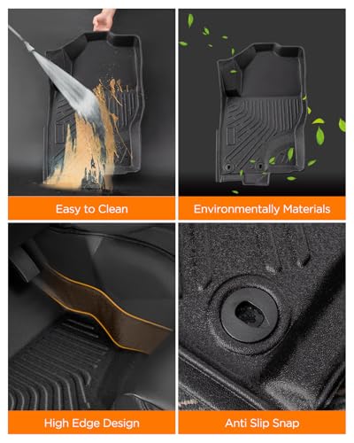 Car Floor Mats for Nissan Frontier 2026 2025 2024 2023 2022 Crew Cab Gift