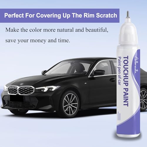 Fluid (Jet) Black 668 Touch Up Paint for BMW OEM Color Match Car Paint Pen