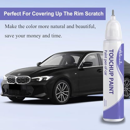 Fluid (Jet) Black 668 Touch Up Paint for BMW OEM Color Match Car Paint Pen