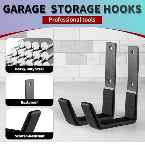 Heavy Duty Steel Hooks (12 Count)