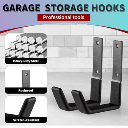 Heavy Duty Steel Hooks (12 Count)