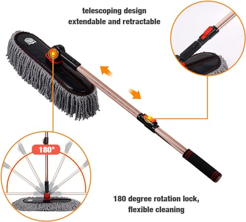 Exterior Car Duster & Brush Kit