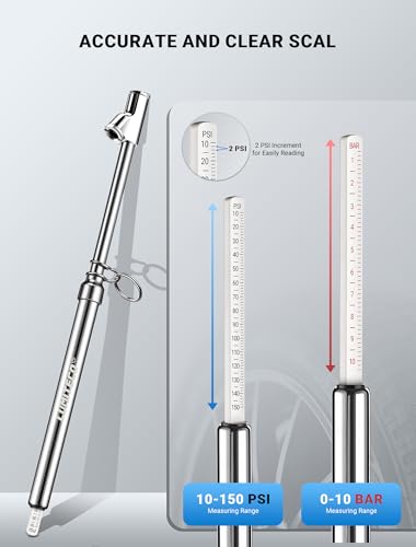 Dual Head Tire Pressure Gauge