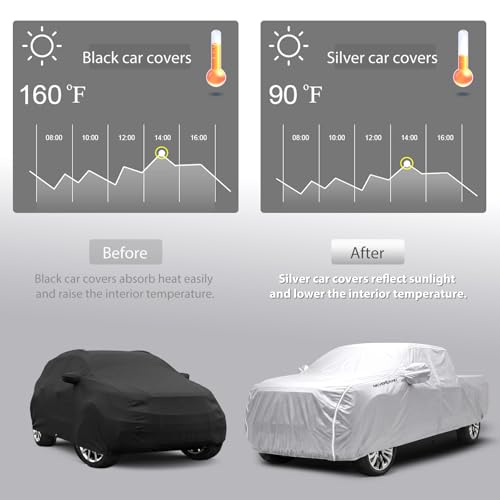 Truck Cover Waterproof Heavy Duty Truck Car Cover 210