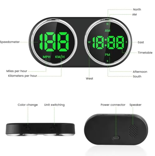 GPS Heads Up Display for Cars Digital Dashboard Speedomete with MPH