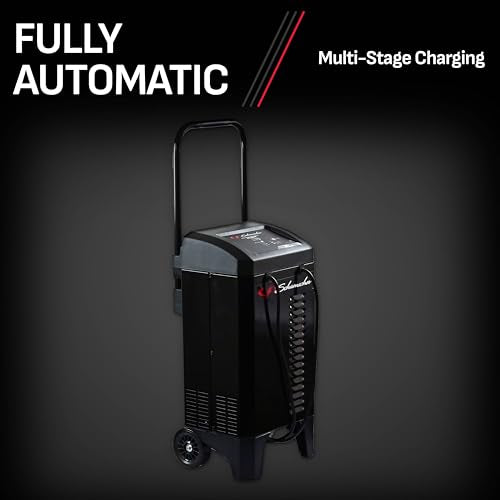 Wheeled Automatic 6A Car Battery Charger and 200A Engine Starter