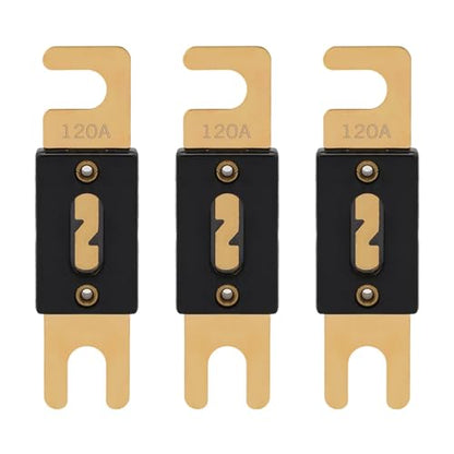 120A ANL Fuse 120 Amp Inline Blade Fuses 32V for Car Audio Inverter Automotive Stereo