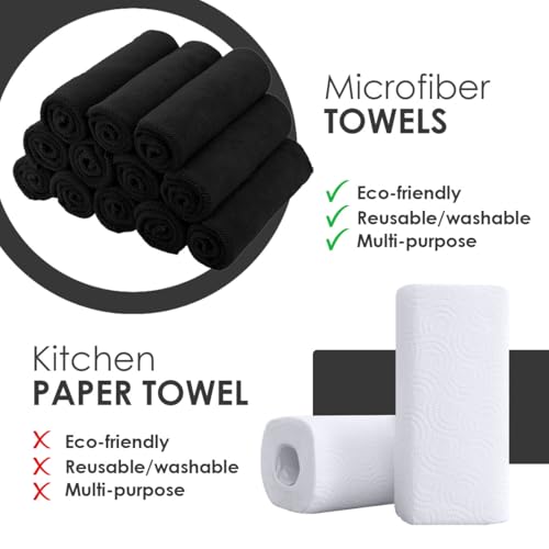 Microfiber Cleaning Cloths (12 Count)