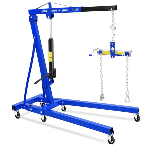 2 Ton Hydraulic Engine Hoist with Lever Stabilizer