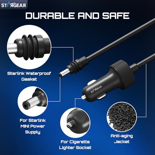 Starlink Mini Cable 12V Power Cable 3M