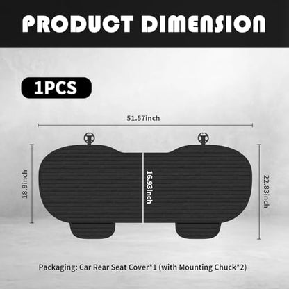 Upgraded Car Back Seat Covers with Storage Bag