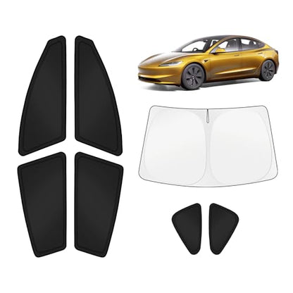 Car Window Shades for Tesla Model 3 2018 (7 Count)