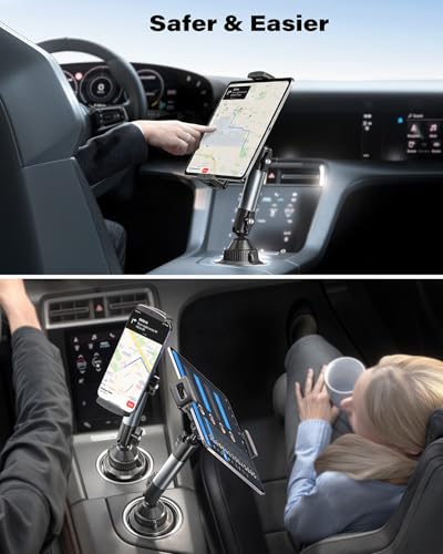 iPad Holder for Car Cup Holder