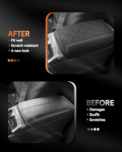 for 2022 2025 2026 Hyundai Santa Cruz Center Console Cover Armrest Box Cover for Santa Cruz Pickup