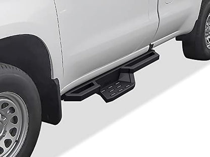 Stainless Steel Pocket Steps Side Bars Compatible with Chevy Silverado GMC Sierra 1500 2019