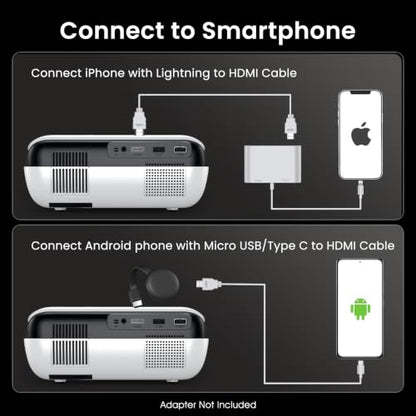 Native 1080P Outdoor Smart Projector
