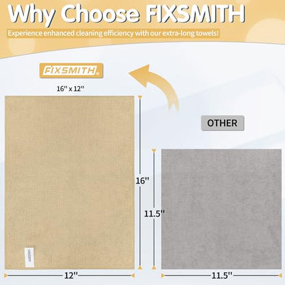 Beige Microfiber Cleaning Cloth (8 Count)