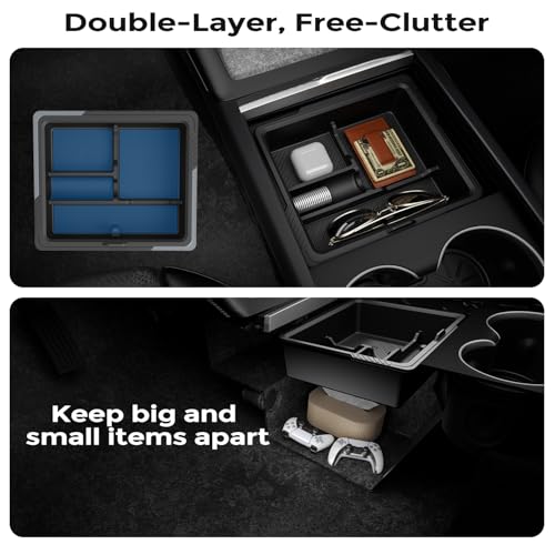 Center Console Organizer for Tesla New Model Y Juniper 2025