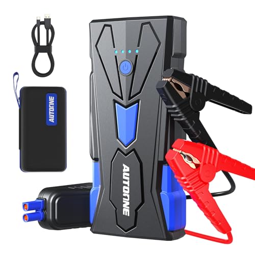 6000A Car Battery Jump Starter Up to All Gas & 12L Diesel Engine